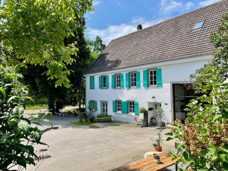 Zauberhafte Ferienscheune Im Hofgut Alte Oelmuehle Engen Kültér fotó