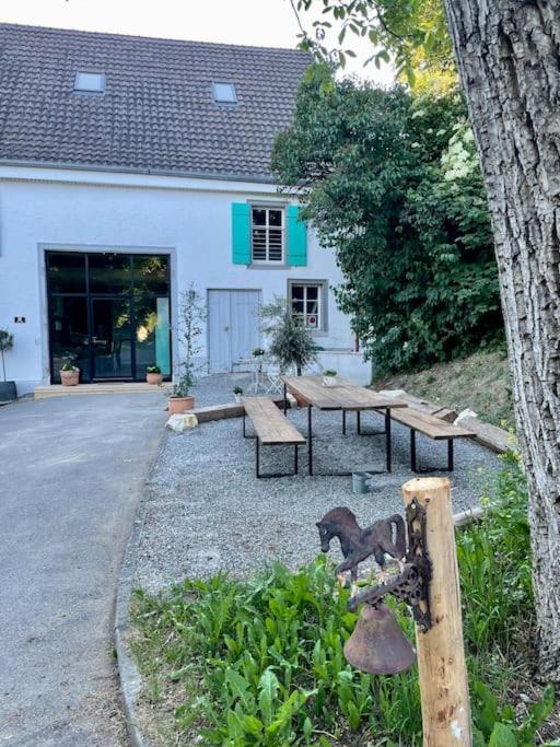 Zauberhafte Ferienscheune Im Hofgut Alte Oelmuehle Engen Kültér fotó